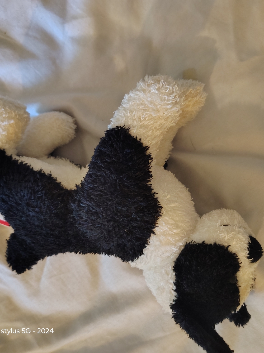 Douglas Black White Dog Plush Stuffed AnimPlush Black and White Dog Toy for Pets
